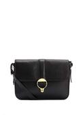 Barbour Rosa Leather Medium Crossbody Bag, Black image