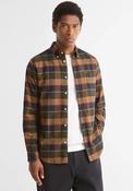 Barbour Men’s Valley Tailored Check Shirt, Olive Multi image