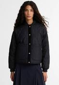 Barbour Womens Ravenshill Reversible Quilted Bomber Jacket, Black image