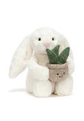 Jellycat My Name Is Cream Bunny With Plant