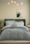Bedeck Celina Floral Geo Design Duvet Cover Set, Blue image