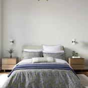 Bedeck Elara Paisley Print Duvet Cover Set, Green &amp; Blue image