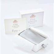 Bedeck Fine Linens Silk Pillowcase, Silver