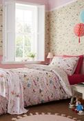 Belle &amp; Boo Kids Fairytale Reversible Cotton Duvet Cover Set, Pink image