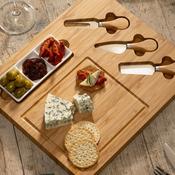 Belleek Living Cheese Board &amp; Cheese Knife Set