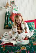 Belle &amp; Boo Kids Christmas Fairground Fleece Throw image