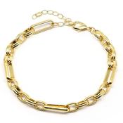 Betty and Biddy Triple Link Bracelet, Gold image