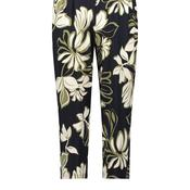 Betty Barclay Floral Capri Trousers, Navy