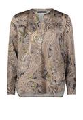 Betty Barclay Satin Paisley Print Blouse, Beige image
