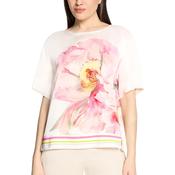 Betty Barclay Large Floral Print T-Shirt, White