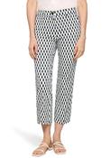 Betty Barclay Geometric Print Relaxed Trousers, Multi-Coloured image