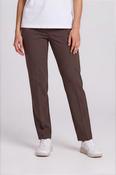 Betty Barclay Relaxed Fit Slim Leg Trousers, Brown image