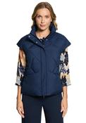 Betty Barclay Quilted High Neck Gilet, Dark Blue image