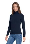 Betty Barclay Polo Neck Jumper, Navy image