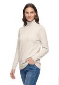 Betty Barclay Polo Neck Jumper, Beige image
