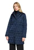 Betty Barclay Quilted Button Up Coat, Navy image