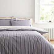 Bianca Home Amelie Reversible Duvet Cover Set, Blue image