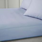 Bianca Home 400TC Sateen Extra Deep Fitted Sheet, Blue image