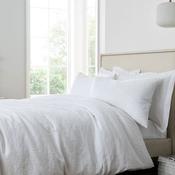 Bianca Home Fleur Matelassé Duvet Cover Set, White image