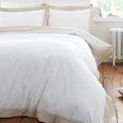 Bianca Home Oxford Lace Trim Duvet Set, Natural image