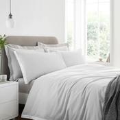Bianca Home Seersucker Woven Stripe Duvet Cover Set, Grey