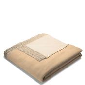 Biederlack Cotton Rich Plain 140x180cm Throw, Natural