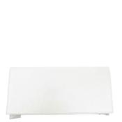 Bioeco by Arka Metallic Patent Clutch Bag, Silver