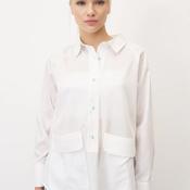Bize Pocket Detail Shirt, White