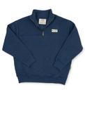 Bleubird Bracken Quarter Zip Sweatshirt, Navy image