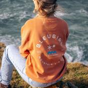 Bleubird Yam Original Crew Neck Sweatshirt, Orange image