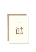 Bold Bunny “Teach Nua” Greetings Card image