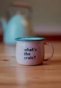 BORN &amp; BRED What’s The Craic? Mug, Pink image