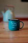 BORN &amp; BRED A Wee Cup of Tea Mug, Green image