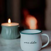 BORN &amp; BRED Kids Mini Wee Dote Mug, White