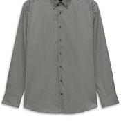 Bugatti Geo Print Shirt, Taupe &amp; Teal Multi