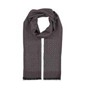 Bugatti Lightweight Geo Pattern Scarf, Grey