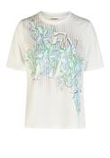 Barbara Lebek Floral Graphic Print, Off-White