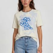 Barbara Lebek Embroidered Graphic T-Shirt, Beige