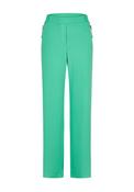 Barbara Lebek High Waisted Zip Pocket Trousers, Green image