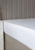 belledorm Super Deep 46cm Sateen Fitted Sheet, White image