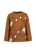 Blue Seven Baby Boy Teddy Long Sleeve Top, Tan image