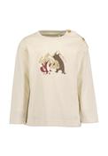 Blue Seven Baby Boy Bear Long Sleeve Top, Cream image