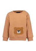 Blue Seven Baby Boy Bear Long Sleeve Sweater, Orange image