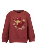 Blue Seven Baby Boy Wildlife Long Sleeve Sweater, Wine image
