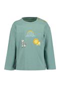 Blue Seven Baby Boy Animal Long Sleeve Top, Green image