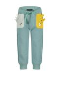 Blue Seven Baby Boy Cuffed Jogger, Green image