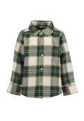 Blue Seven Baby Boy Long Sleeve Check Shirt, Green image