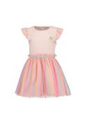 Blue Seven Baby Girl Rainbow Tulle Dress, Pink image