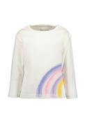 Blue Seven Baby Girl Rainbow Long Sleeve Top, White image