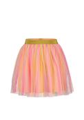 Blue Seven Mini Girl Tulle Skirt, Orange image